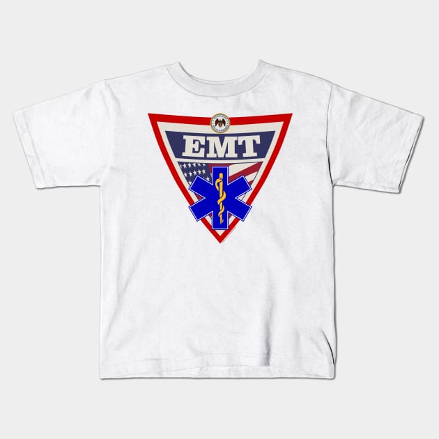 The EMT Essentials Shield Kids T-Shirt by J. Rufus T-Shirtery